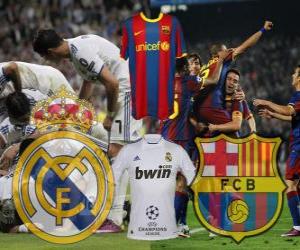 пазл Лига чемпионов - Лига чемпионов УЕФА полуфинал 2010-11, Реал Мадрид - Барселона